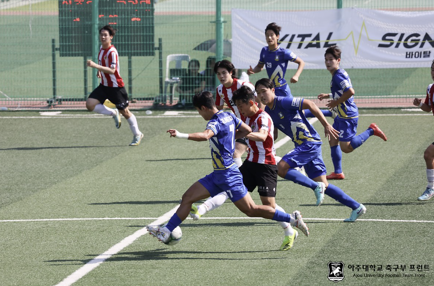 아주대학교 축구부 프런트